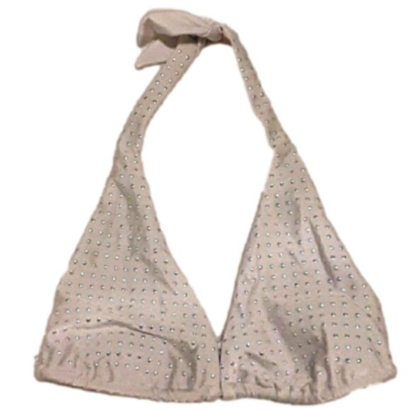 Cia Maritima Beachwear Silver Green & Purple Verde Tanga Bikini Set Size M - Picture 3 of 15